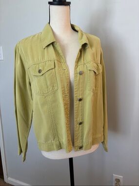 Women's Lime Green Utility Jacket